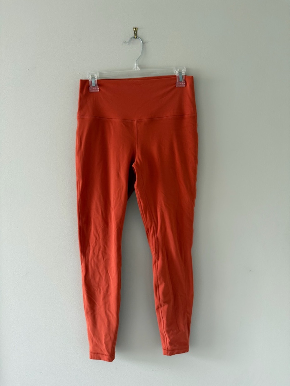 Lululemon Rust Orange High-Waist Active Leggings